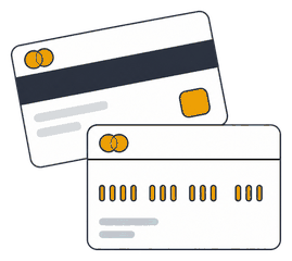 Two payment cards